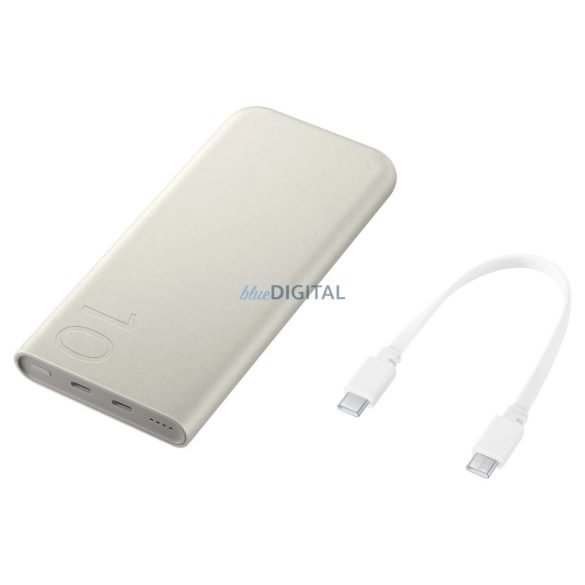 Powerbank Samsung EB-P3400XUE FastCharge 2x USB-C 25W 10000mAh - bézs színben