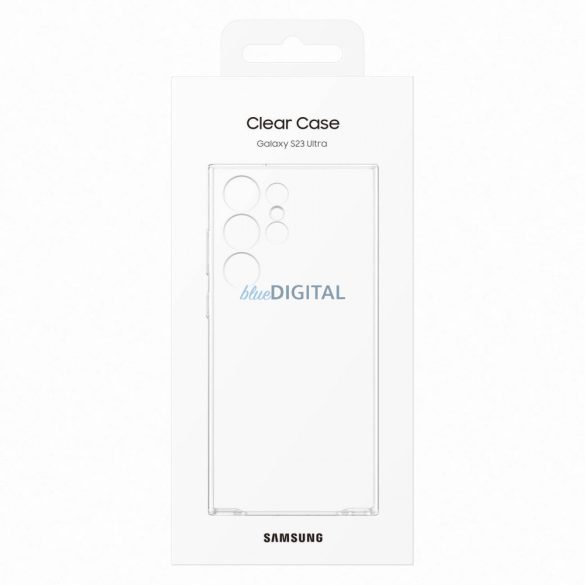 Samsung Clear Cover Samsung Galaxy S23 Ultra zselés tok átlátszó (EF-QS918CTEGWW)