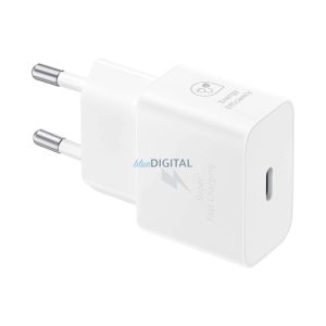 Samsung EP-T2510NWEGEU hálózati töltő 1xUSB-C csatlakozással 25W GaN - fehér