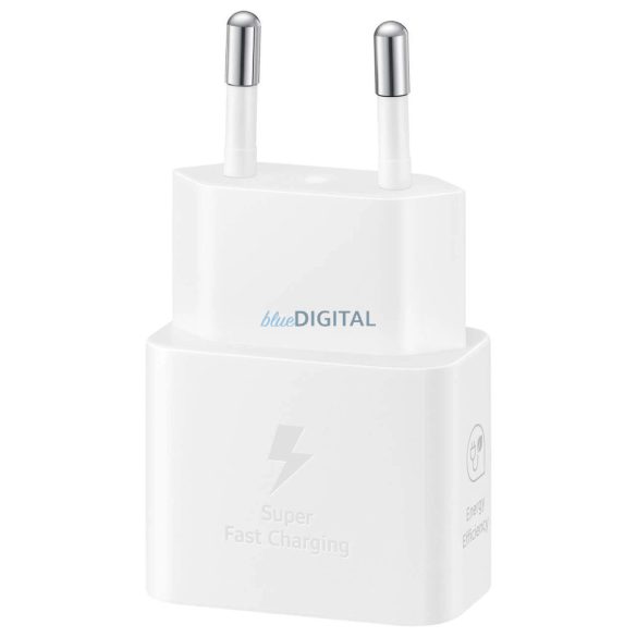 Samsung EP-T2510NWEGEU hálózati töltő 1xUSB-C csatlakozással 25W GaN - fehér