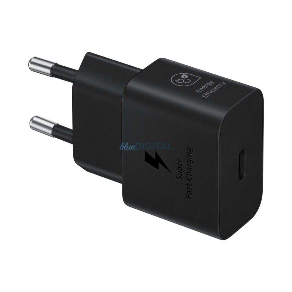 Samsung EP-T2510NBEGEU hálózati töltő 1xUSB-C csatlakozással 25W GaN - fekete