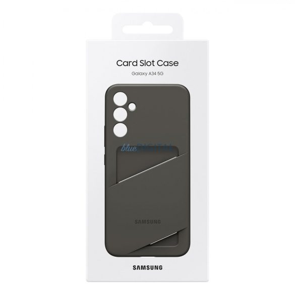 Samsung Slot Cover Samsung Galaxy A34 5G Tok kártyatartóval fekete (EF-OA346TBEGWW)