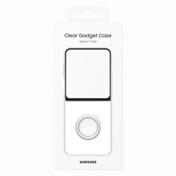 Szilikon Gadget tok Samsung Galaxy Z Flip 5 - átlátszó
