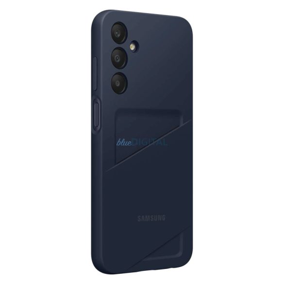 Kártyatartós tok EF-OA256TBEGWW kártyatartóval Samsung Galaxy A25 5G - fekete és kék