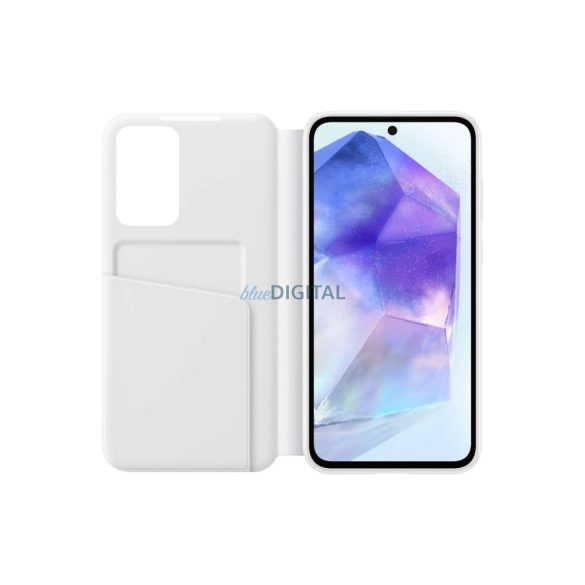 Samsung EF-ZA556CWEGWW Smart View Wallet flipes tok Samsung Galaxy A55 - fehér