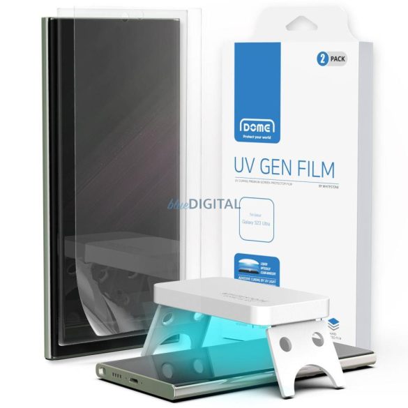 PROTECTIVE FILM Whitestone DOME UV GEN FILM 2db Samsung Galaxy S23 Ultra kijelzővédő fólia átlátszó