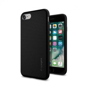 Spigen Liquid Air Armor telefon tok iPhone 8/7 fekete telefon tok telefontok