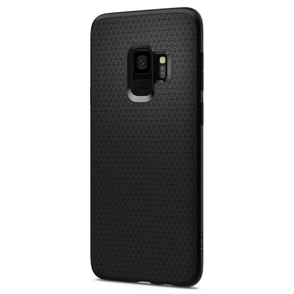 Spigen Liquid Air Armor telefon tok Samsung Galaxy S9 G960 fekete telefon tok telefontok