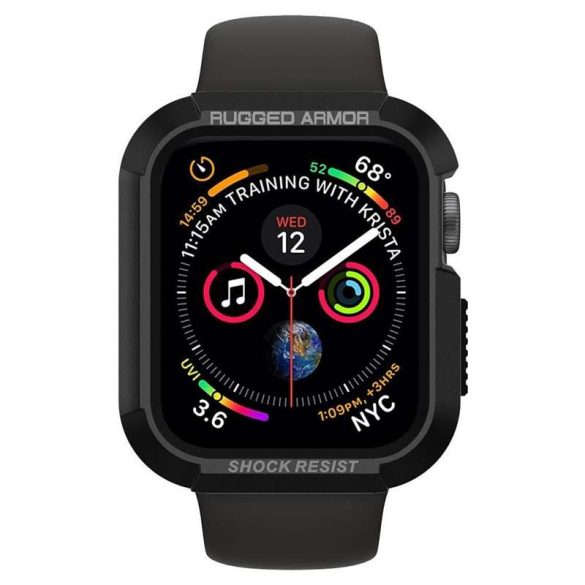 SPIGEN RUGGED ARMOR Apple Watch 4 (44MM) BLACK védőtok az órára