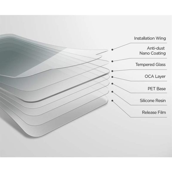 Edzett üvegfólia SPIGEN GLAS.TR SLIM iPhone XR / iPhone XI 6.1 kijelzőfólia üvegfólia tempered glass