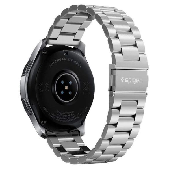 Spigen Modern Fit csereszíj Samsung Galaxy Watch 3 45mm ezüst színű