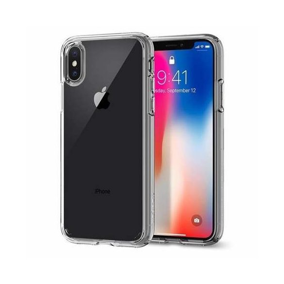 Spigen Ultra hibrid telefon tok iPhone XS / X átlátszó telefon tok telefontok