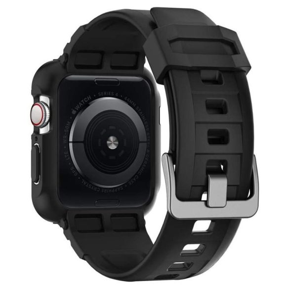 SPIGEN RUGGED páncél PRO Apple Watch 4 (44MM) BLACK védőtok az órára