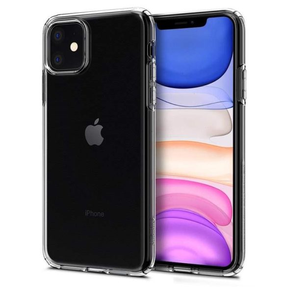 SPIGEN FOLYADÉKKRISTÁLYOS IPHONE 11 KRISTÁLYTISZTA telefon tok telefontok