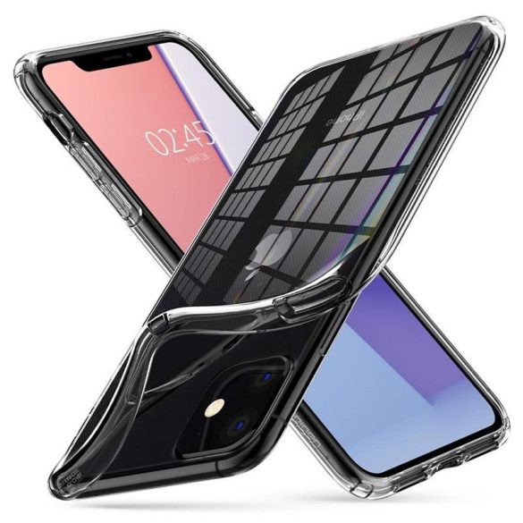 SPIGEN FOLYADÉKKRISTÁLYOS IPHONE 11 KRISTÁLYTISZTA telefon tok telefontok