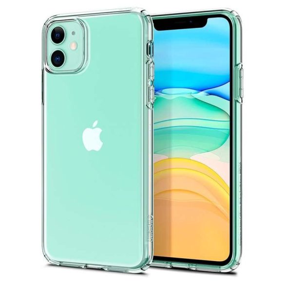 SPIGEN FOLYADÉKKRISTÁLYOS IPHONE 11 KRISTÁLYTISZTA telefon tok telefontok