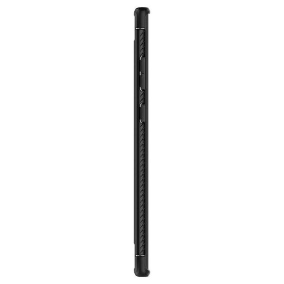 SPIGEN RUGGED ARMOR Galaxy Note 10+ PLUS matt fekete telefon tok telefontok