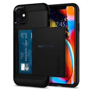 Spigen SLIM ARMOR CS iPhone 11 FEKETE tok