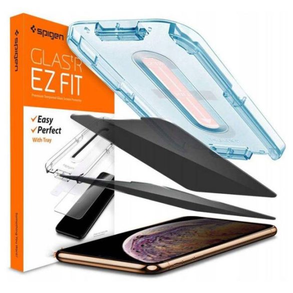 Edzett üveg Spigen Alm Glass.Tr Iphone 11 adatvédelem
