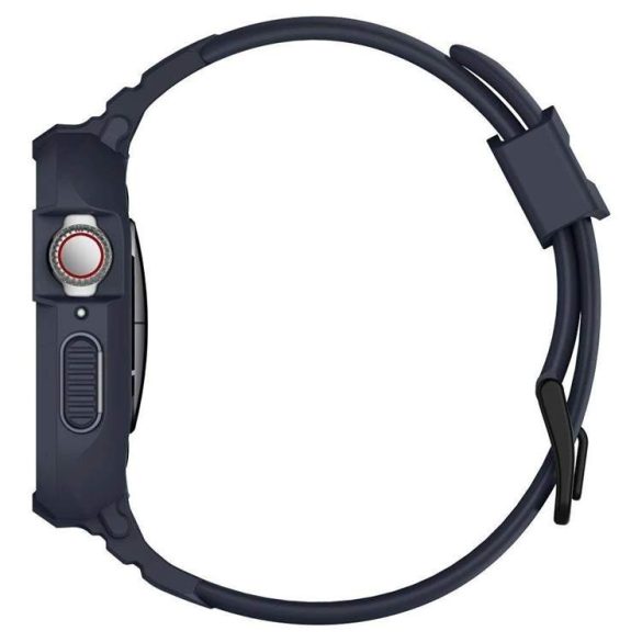 Spigen Rugged Armor "Pro" csereszíj Apple Watch 4 / 5 / 6 / 7 / 8 / 9 / SE (44 / 45 mm) szürke