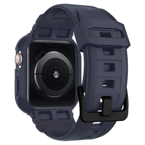 Spigen Rugged Armor "Pro" csereszíj Apple Watch 4 / 5 / 6 / 7 / 8 / 9 / SE (44 / 45 mm) szürke