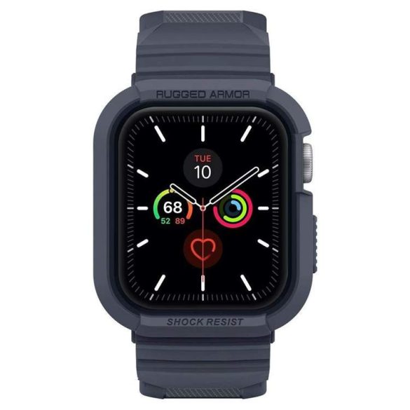 Spigen Rugged Armor "Pro" csereszíj Apple Watch 4 / 5 / 6 / 7 / 8 / 9 / SE (44 / 45 mm) szürke