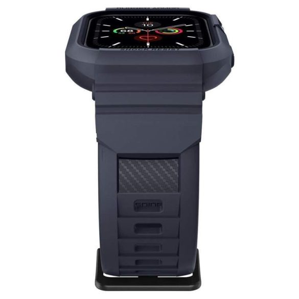 Spigen Rugged Armor "Pro" csereszíj Apple Watch 4 / 5 / 6 / 7 / 8 / 9 / SE (44 / 45 mm) szürke