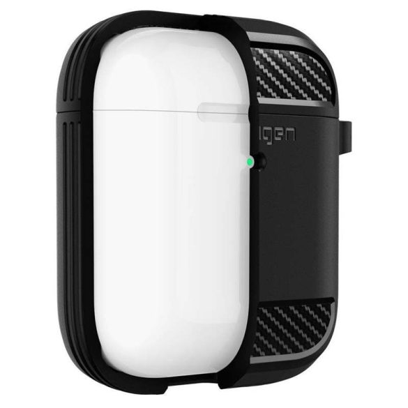 Spigen Robusztus Armor Apple Airpods matt fekete tok