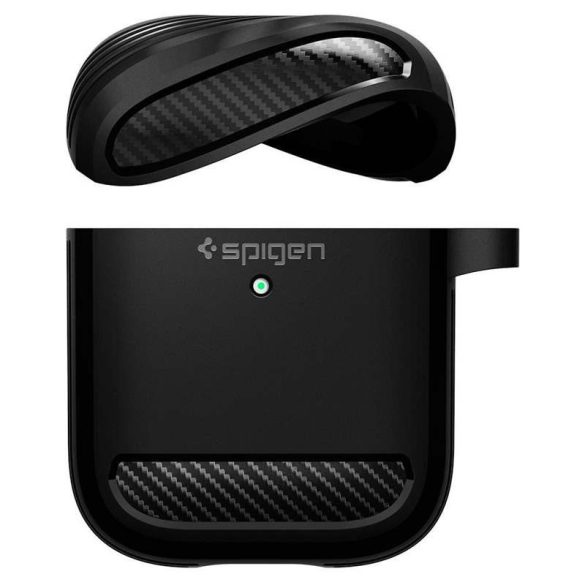 Spigen Robusztus Armor Apple Airpods matt fekete tok