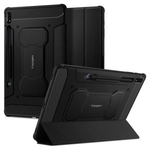 Spigen Rugged Armor Pro Galaxy Tab S7 + Plus 12.4 T970 / T976 fekete telefontok