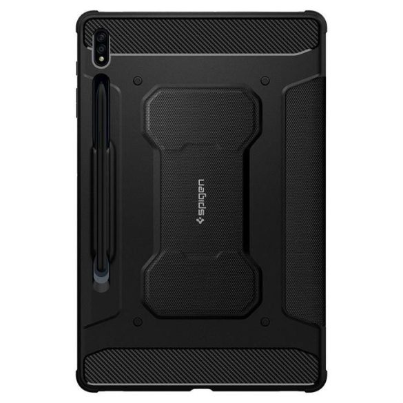Spigen Rugged Armor Pro Galaxy Tab S7 + Plus 12.4 T970 / T976 fekete telefontok