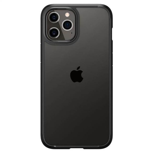 Spigen Ultra hybrid iPhone 12 Pro / iPhone 12 matt fekete telefontok