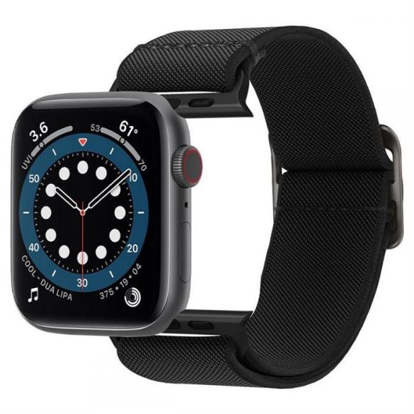 Spigen Fit Lite csereszíj Apple Watch 4 / 5 / 6 / 7 / 8 / 9 / SE / Ultra (42 / 44 / 45 / 49 mm) fekete