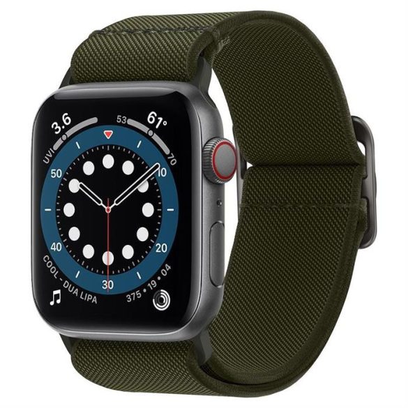 Spigen Fit Lite csereszíj Apple Watch 4 / 5 / 6 / 7 / 8 / 9 / SE / Ultra (42 / 44 / 45 / 49 mm) khaki