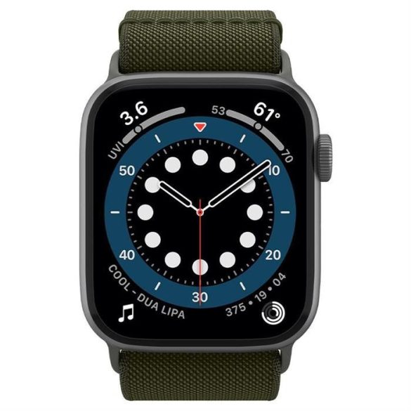 Spigen Fit Lite csereszíj Apple Watch 4 / 5 / 6 / 7 / 8 / 9 / SE / Ultra (42 / 44 / 45 / 49 mm) khaki