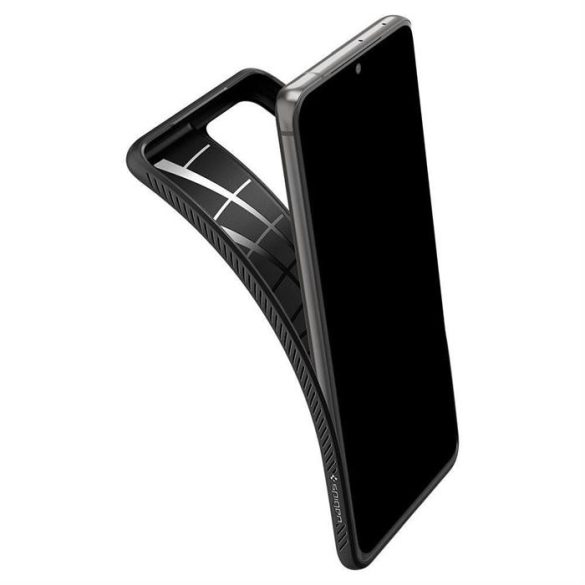 Spigen Liquid Air Galaxy S21 Ultra matt fekete telefontok