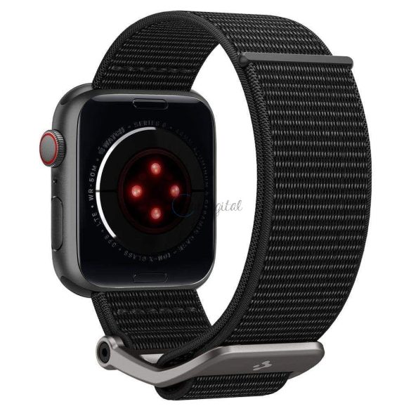 Spigen Durapro Flex csereszíj Apple Watch 4 / 5 / 6 / 7 / 8 / 9 / SE / Ultra (42 / 44 / 45 / 49 mm) fekete