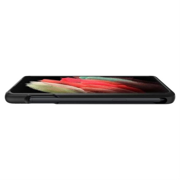 Spigen Liquid Air Pen Galaxy S21 Ultra matt fekete telefontok