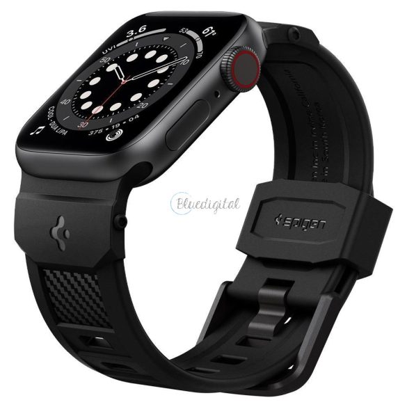 Spigen Rugged csereszíj Apple Watch 4/5/6/7/8/SE (38/40/41mm) fekete