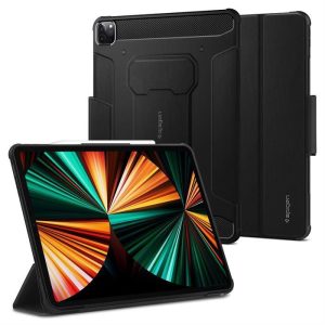 Spigen Rugged Armor "Pro" tok iPad Pro 12.9 2021 Fekete