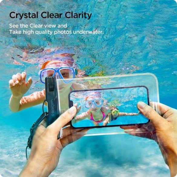 Spigen A601 Univerzális vízálló tok 2-Pack Crystal Clear