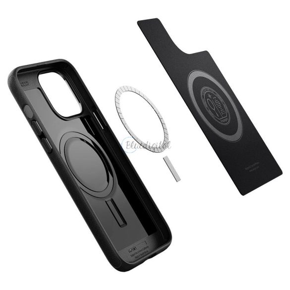 Spigen Mag Armor tok iPhone 13 Pro Max Armor tok kompatibilis a Magsafe matt fekete