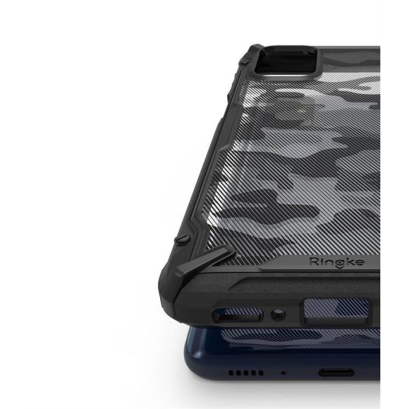 Ringke Fusion X tartós PC Tok TPU Bumper Samsung Galaxy M31s kék (FUSG0064) telefontok