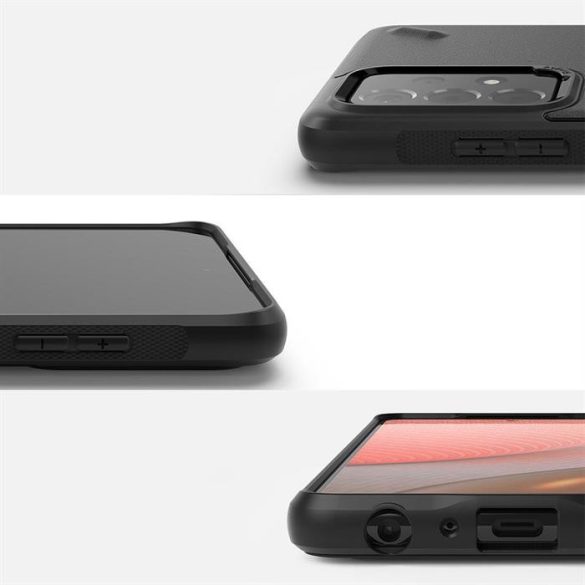 Ringke Onyx Design Tartós TPU tok Samsung Galaxy A72 4G fekete (Paint) (OXSG0047)