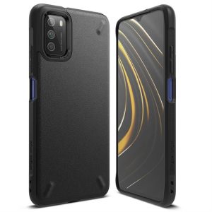 Ringke Onyx Tartós TPU tok Xiaomi Poco M3 fekete (OXXI0001)