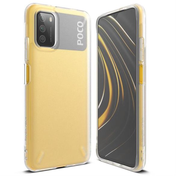 Ringke Onyx Tartós TPU tok Xiaomi Poco M3 átlátszó (OXXI0003)