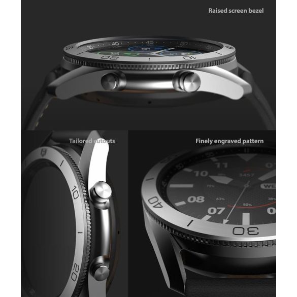 Ringke Bezel Styling tok Boríték Ring Samsung Galaxy Watch 3 45mm fekete (GW3-45-61)