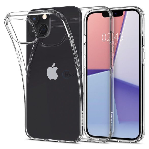 Spigen Liquid Crystal telefontok iPhone 13-ra Mini vékony Gél tok átlátszó
