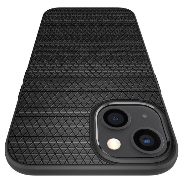 Spigen Liquid Air tok iPhone 13 Mini vékony Gél telefontok matt fekete