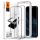 Spigen ALM GLASS FC edzett üveg 2db rögzítőkerettel iPhone 13/13 Pro / 14 fekete kerettel